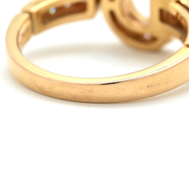 ブルガリ BVLGARI ブルガリブルガリ ダイヤモンド 347896 ピンクゴールド K18PG ダイヤモンド リング 指輪 Au750 750PG RG 11.5号