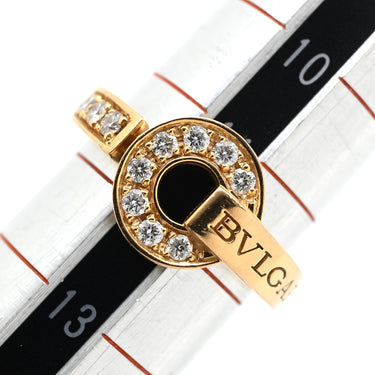 ブルガリ BVLGARI ブルガリブルガリ ダイヤモンド 347896 ピンクゴールド K18PG ダイヤモンド リング 指輪 Au750 750PG RG 11.5号