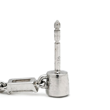 エルメス HERMES シェーヌ ダンクル カオス ファンシー H222509B 00 ホワイトゴールド K18WG ダイヤモンド ピアス Au750 18K 18金 パヴェダイヤ 雫 ドロップ スイング