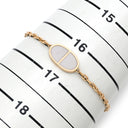 エルメス HERMES シェーヌダンクル ヴェルソ ローズゴールドXホワイト K18PG ST ブレスレット ピンクゴールド 18K 750