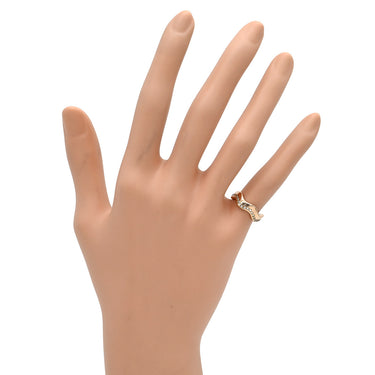 ルジアダ RUGIADA ピンクゴールド K18PG ダイヤモンド リング 指輪 RUGIADA Au750 18K 18金 ダイヤ ウェーブライン 5号