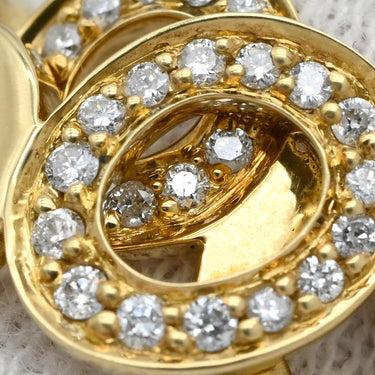 ルジアダ RUGIADA ダイヤリング イエローゴールド×シルバー K18YG ダイヤモンド リング 指輪 RUGIADA Au750 18K 18金 オープンサークル メレ 12号