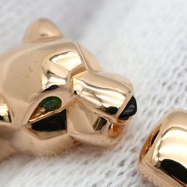 カルティエ Cartier パンテール ドゥ カルティエ リング、スモールモデル B4230000 ピンクゴールド K18PG オニキス ツァボライト #49(JP19) リング 指輪 パンサー 750 18K 8.5号