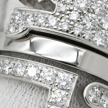 カルティエ Cartier ル ベゼデュ ドラゴン ホワイトゴールド K18WG ダイヤモンド ルビー #51(JP11) リング 指輪 18金 750WG 10号