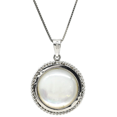 ノンブランド NON BRAND ネックレス プラチナシルバー Pt900 パール Pt850 ネックレス マベパール 真珠 プラチナム ハーフパール ブルー 青 ペンダント