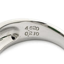 ノンブランド NON BRAND ヒスイ ダイヤモンド プラチナシルバー Pt900 ヒスイ ダイヤモンド リング 指輪 緑 グリーン 翡翠 ひすい ジェダイト 4.62ct プラチナ900 オーバルカボションカット 15号