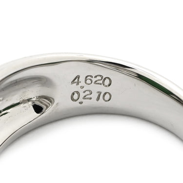 ノンブランド NON BRAND ヒスイ ダイヤモンド プラチナシルバー Pt900 ヒスイ ダイヤモンド リング 指輪 緑 グリーン 翡翠 ひすい ジェダイト 4.62ct プラチナ900 オーバルカボションカット 15号