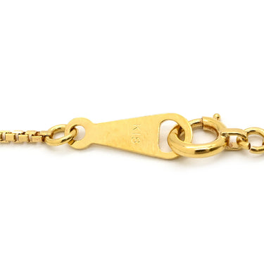 ノンブランド NON BRAND ダイヤ ペンダント イエローゴールド K18YG ダイヤモンド ネックレス Au750 18K 18金 1P 1石 1粒 ラウンド