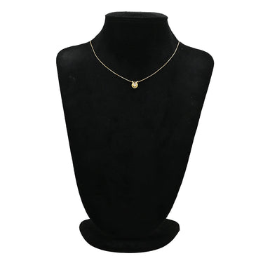 ノンブランド NON BRAND ダイヤ ペンダント イエローゴールド K18YG ダイヤモンド ネックレス Au750 18K 18金 1P 1石 1粒 ラウンド