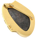 ノンブランド NON BRAND ボルダーオパール ブローチ ブルー×イエローゴールド×プラチナシルバー K18YG Pt900 ボルダーオパール ブローチ YG×Pt900 コンビ 天然ボルダーオパール 18K ダイヤモンド ブローチ