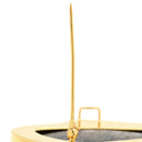 ノンブランド NON BRAND ボルダーオパール ブローチ ブルー×イエローゴールド×プラチナシルバー K18YG Pt900 ボルダーオパール ブローチ YG×Pt900 コンビ 天然ボルダーオパール 18K ダイヤモンド ブローチ