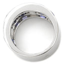 ルジアダ RUGIADA アイオライト カルセドニー リング ホワイトゴールド×ブルー K18WG アイオライト カルセドニー リング 指輪 RUGIADA Au750 18K 18金 12号