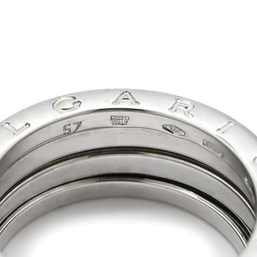 ブルガリ BVLGARI ビーゼロワン B-zero1 3バンドリング ホワイトゴールド K18WG #57(JP17) リング 指輪 BVLGARI Au750 18K 18金 16.5号