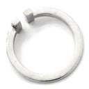 ティファニー Tiffany & Co T スクエア リング ホワイトゴールド K18WG リング 指輪 T＆Co. ホワイトゴールド K18WG Au750 18K 18金 19号