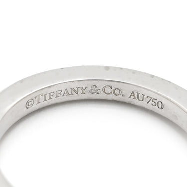 ティファニー Tiffany & Co T スクエア リング ホワイトゴールド K18WG リング 指輪 T＆Co. ホワイトゴールド K18WG Au750 18K 18金 19号