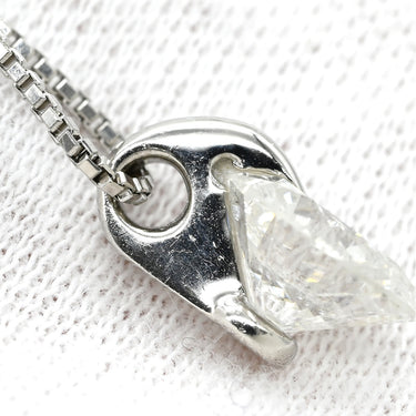 ノンブランド NON BRAND ダイヤモンド 2ct ペンダント プラチナシルバー Pt900 ダイヤモンド Pt850(チェーン) ネックレス 1P 1粒 ラージ 大粒 ブリリアントカット