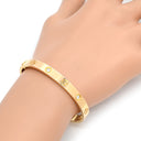 カルティエ Cartier LOVE ラブブレス ハーフダイヤ B6036016 ピンクゴールド K18PG ダイヤモンド #16 ブレスレット Au750 18K 18金 4P 4石 4粒 現行モデル