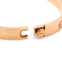 カルティエ Cartier LOVE ラブブレス ハーフダイヤ B6036016 ピンクゴールド K18PG ダイヤモンド #16 ブレスレット Au750 18K 18金 4P 4石 4粒 現行モデル