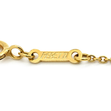 ティファニー Tiffany & Co オープンハート イエローゴールド K18YG ネックレス 750YG エルサペレッティ