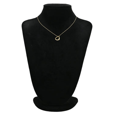 ティファニー Tiffany & Co オープンハート イエローゴールド K18YG ネックレス 750YG エルサペレッティ