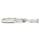 ティファニー Tiffany & Co ロック ペンダント ホワイトゴールド K18WG ダイヤモンド ネックレス T&Co. Au750 18K ダイヤ オーバル型 チェーン