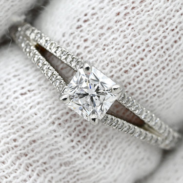 ティファニー Tiffany & Co ルシダ プラチナシルバー Pt950 ダイヤモンド リング 指輪 T&Co. プラチナム 1P 1石 1粒 ダイヤ エンゲージ ブライダル 10号