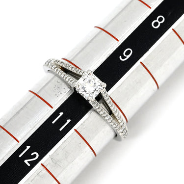 ティファニー Tiffany & Co ルシダ プラチナシルバー Pt950 ダイヤモンド リング 指輪 T&Co. プラチナム 1P 1石 1粒 ダイヤ エンゲージ ブライダル 10号