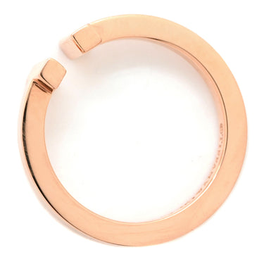 ティファニー Tiffany & Co Tスクエア リング ローズゴールド K18PG リング 指輪 ピンクゴールド T＆Co. 750 18金 18K 18.5号