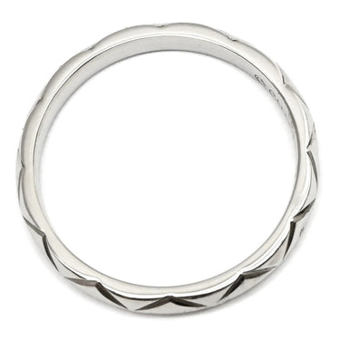 シャネル CHANEL マトラッセ プラチナシルバー Pt950 #48 リング 指輪 プラチナム 3P 3石 3粒 ダイヤ キルティングデザイン 7.5号