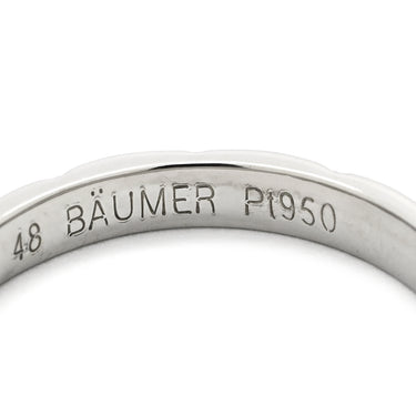 シャネル CHANEL マトラッセ プラチナシルバー Pt950 #48 リング 指輪 プラチナム 3P 3石 3粒 ダイヤ キルティングデザイン 7.5号