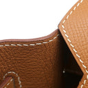 エルメス HERMES バーキン30 ゴールド ヴォーエプソン ハンドバッグ ゴールド金具 茶