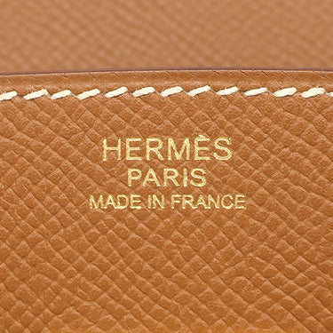 エルメス HERMES バーキン30 ゴールド ヴォーエプソン ハンドバッグ ゴールド金具 茶