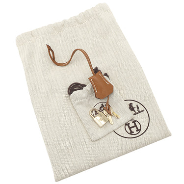 エルメス HERMES バーキン30 ゴールド ヴォーエプソン ハンドバッグ ゴールド金具 茶