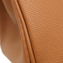 エルメス HERMES バーキン30 ゴールド ヴォーエプソン ハンドバッグ ゴールド金具 茶