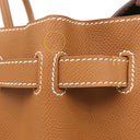 エルメス HERMES バーキン30 ゴールド ヴォーエプソン ハンドバッグ ゴールド金具 茶