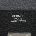 エルメス HERMES バーキン30 ブラック ヴァッシュリエジェ ハンドバッグ シルバー金具 黒