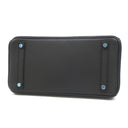 エルメス HERMES バーキン30 ブラック ヴァッシュリエジェ ハンドバッグ シルバー金具 黒