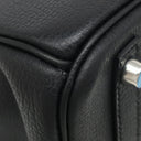 エルメス HERMES バーキン30 ブラック ヴァッシュリエジェ ハンドバッグ シルバー金具 黒