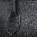 エルメス HERMES バーキン30 ブラック ヴァッシュリエジェ ハンドバッグ シルバー金具 黒