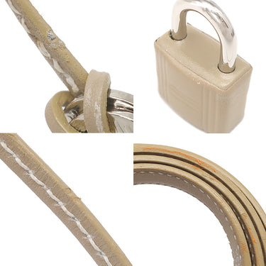 エルメス HERMES ケリー28 外縫い ギロッシュ プシエール ボックスカーフ 2WAYバッグ シルバー金具