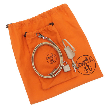 エルメス HERMES ケリー28 外縫い ギロッシュ プシエール ボックスカーフ 2WAYバッグ シルバー金具