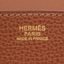エルメス HERMES バーキン30 ノアゼット ヴァッシュリエジェ ハンドバッグ ゴールド金具 茶