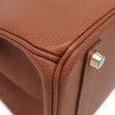 エルメス HERMES バーキン30 ノアゼット ヴァッシュリエジェ ハンドバッグ ゴールド金具 茶