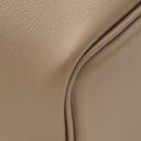 エルメス HERMES ピコタンロック ミクロ エトゥープ ヴォースイフト ハンドバッグ シルバー金具 グレージュ