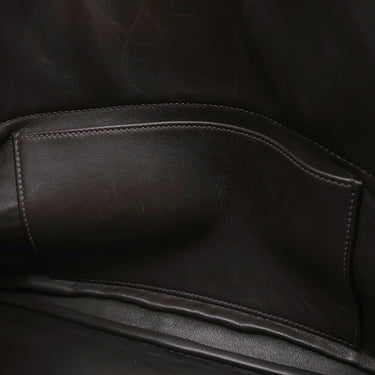 エルメス HERMES ボリード35 エベンヌ トリヨンクレマンス 2WAYバッグ ゴールド金具 茶