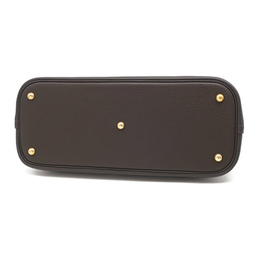 エルメス HERMES ボリード35 エベンヌ トリヨンクレマンス 2WAYバッグ ゴールド金具 茶