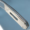 エルメス HERMES オータクロア28 ブルージーン ヴォーエプソン ハンドバッグ シルバー金具 水色