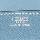エルメス HERMES オータクロア28 ブルージーン ヴォーエプソン ハンドバッグ シルバー金具 水色