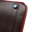 エルメス HERMES バーキン30 ヴェルソ エベンヌ×ルージュヴィフ ボックスカーフ ハンドバッグ シルバー金具 茶 赤 バイカラー