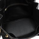 エルメス HERMES バーキン35 ブラック レザー ヴァッシュリエージュ ハンドバッグ ゴールド金具 黒